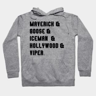 Top Gun Names Hoodie